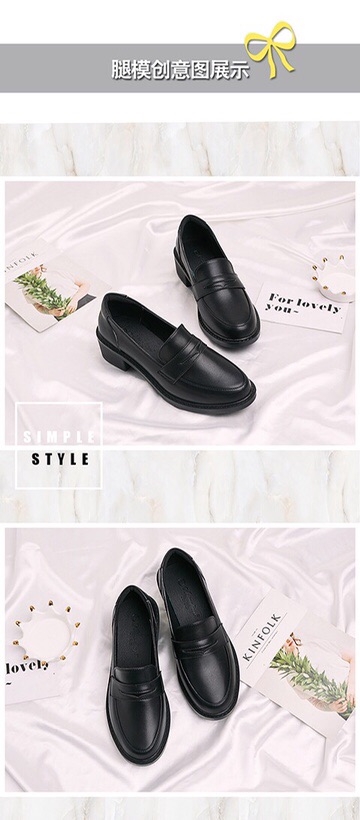 Giày oxfort da lì 2 màu | BigBuy360 - bigbuy360.vn