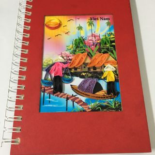Sổ lưu niệm giấy xoắn độc đáo (16cm x 11cm)