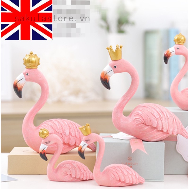 Mô hình chim hồng hạc sống động cho trang trí tiệc cưới