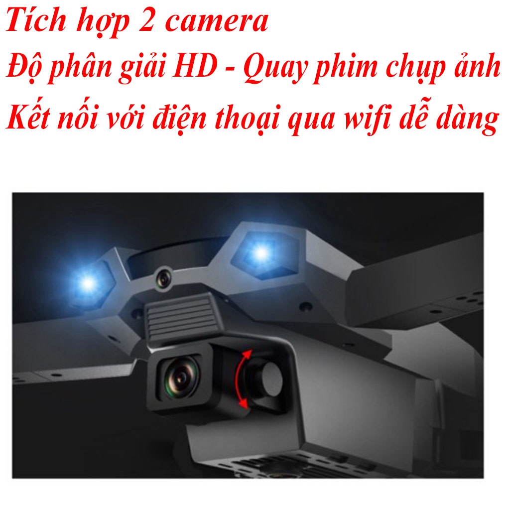 Máy Bay Camera 4K P5 PRO - Flycam Mini Giá Rẻ Điều Khiển Từ Xa Quay Phim, Chụp Ảnh Chống Rung, Kết Nối WIFI 5G Có Tay Cầ