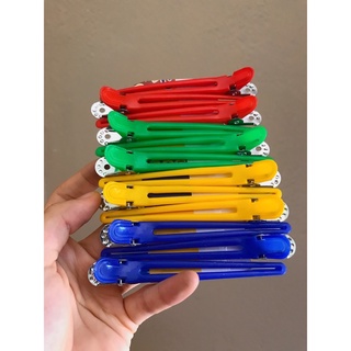 Kẹp vịt 1 vỉ 12 chiếc dùng để kẹp tóc cắt tóc nam