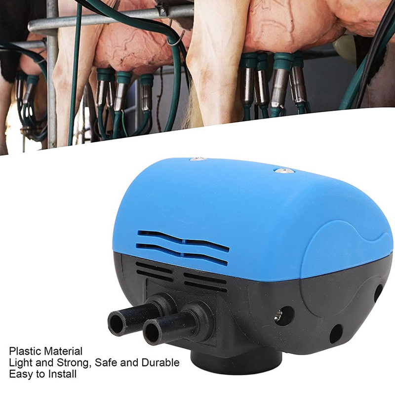 Máy Vắt Sữa Bò/Cừu Nén Bằng Nhựa L90 Có 2 Đầu Ra