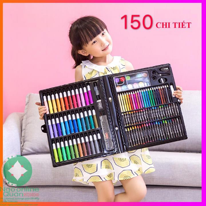 Bộ 150 bút chì màu cho bé