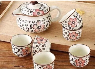 Bộ ấm chén hoa đào