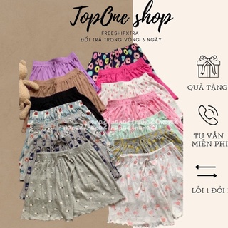 Quần đùi nữ mặc ở nhà chất quần cotton co giãn thoải máii