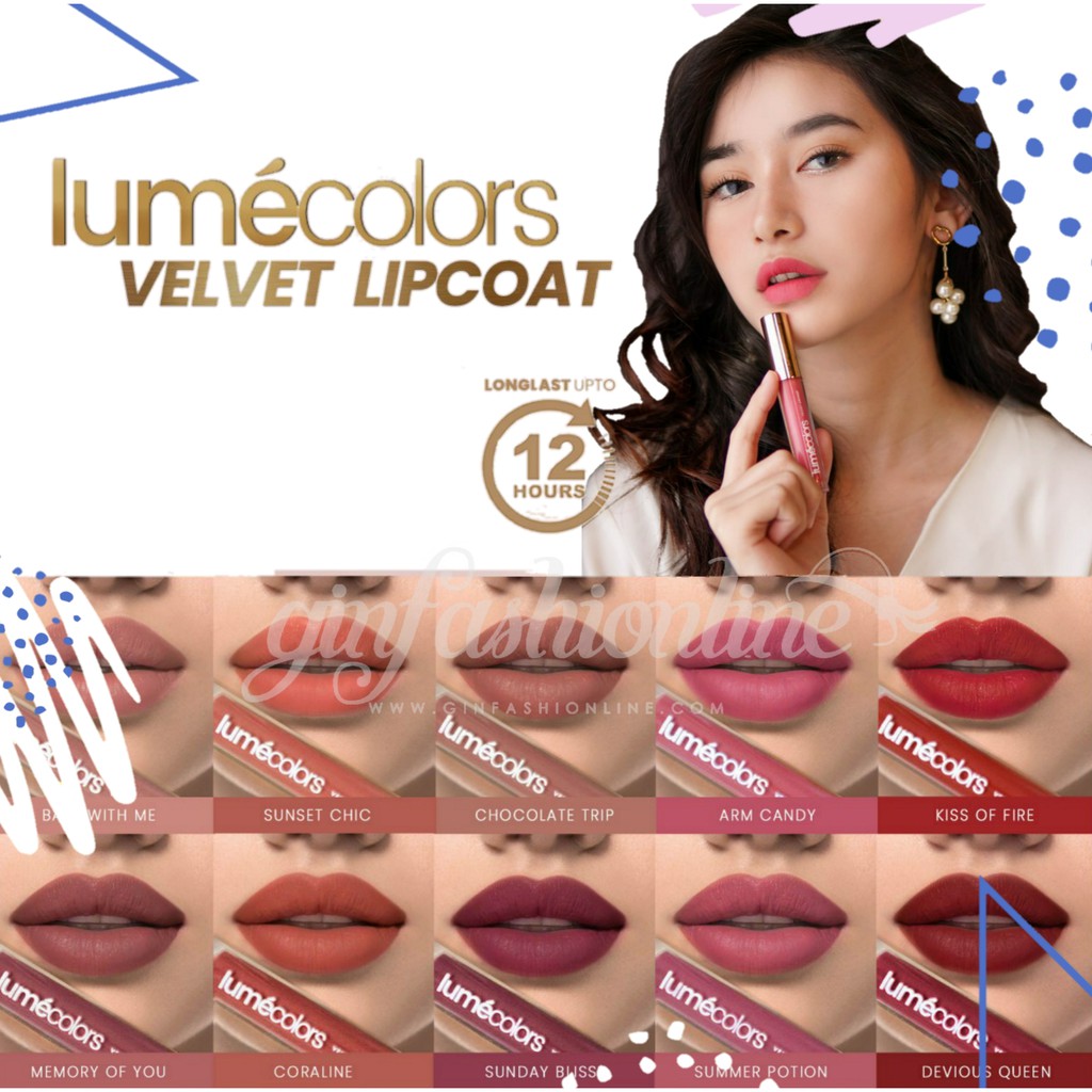 (hàng Mới Về) Son Lì Lume Màu Sắc Thời Trang, Không Nhòe Màu | BigBuy360 - bigbuy360.vn