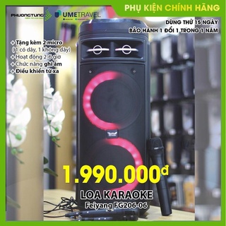 Loa kéo karaoke bluetooth NHỰA DJ điều chỉnh Bass 20 - 2 míc BH 6 tháng 200w hàng siêu thi ko có nhiều