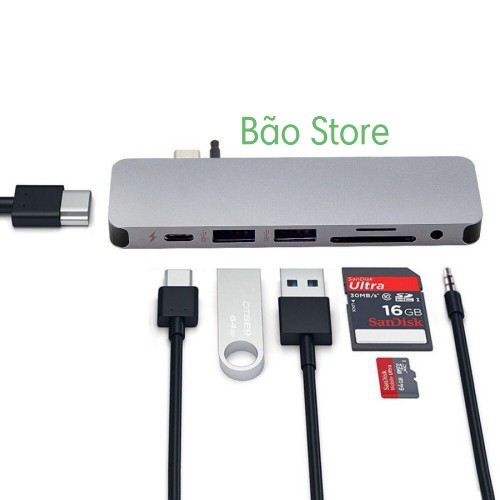 CỔNG CHUYỂN HYPERDRIVE SOLO 7-IN-1 [ Freeship] USB-C HUB FOR MACBOOK, PC & DEVICES