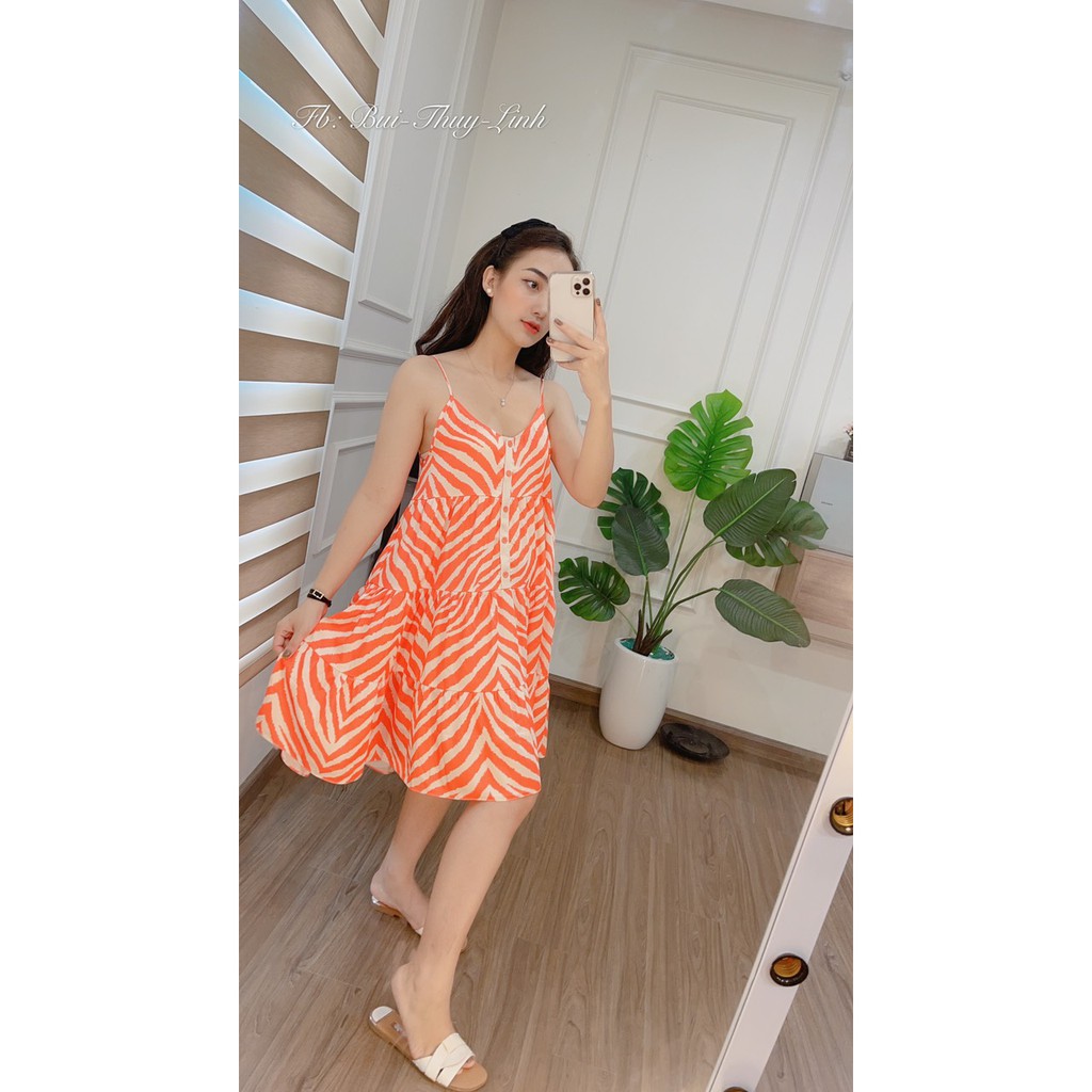 Đầm váy ngủ Bambi lụa hai dây M960 (có nhiều màu)