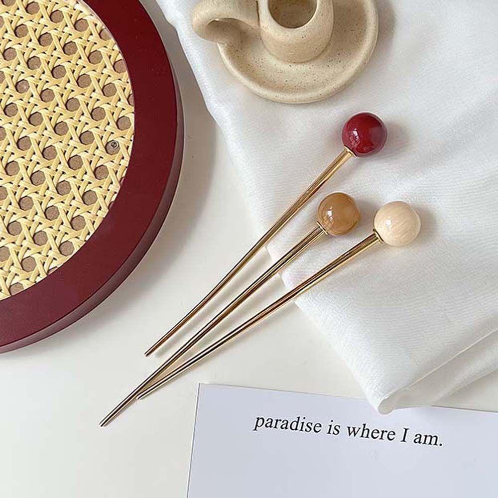 Trâm Cài Tóc Đính Hạt Kim Loại Phong Cách Trung Hoa Cổ Điển Cho Nữ