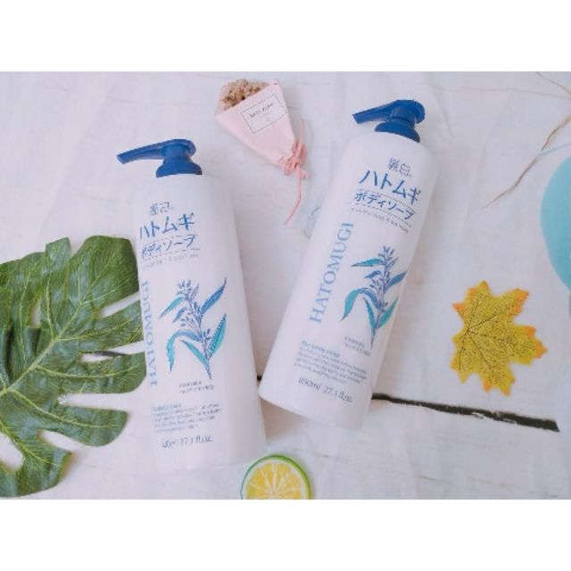 [NỘI ĐỊA NHẬT] Sữa tắm dưỡng ẩm,  trắng da Hatomugi 800ml | BigBuy360 - bigbuy360.vn