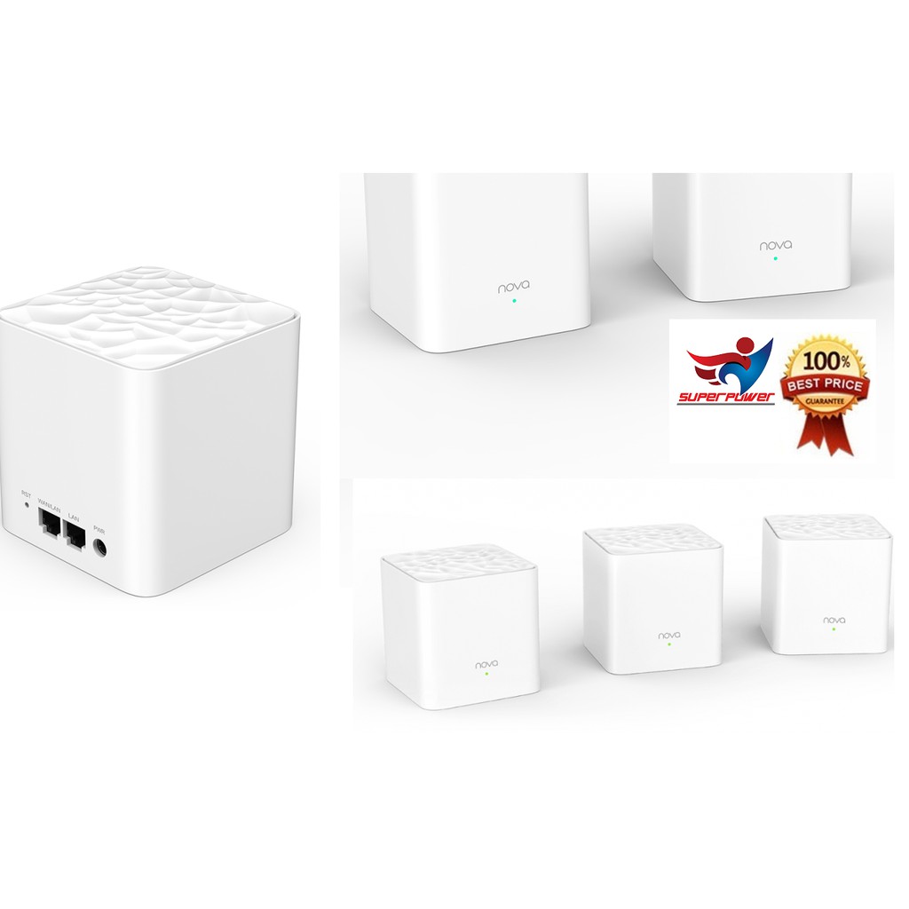 [Mã 254ELSALE giảm 7% đơn 300K] Bộ phát sóng Wifi Tenda MW3 Superpower (1 pack) 2 (pack) (3 pack) - Hàng chính hãng