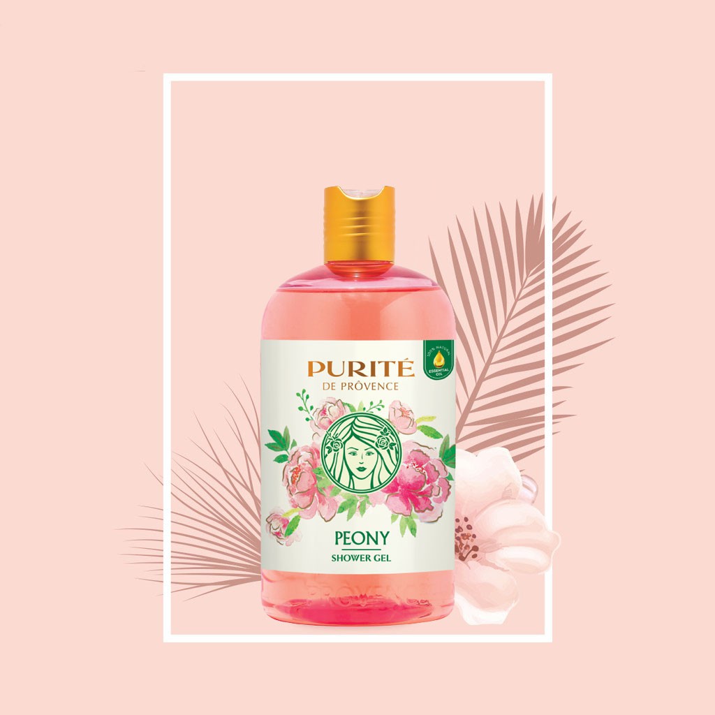 Sữa Tắm Purité Peony Shower Gel Mềm Mịn Da Hương Hoa Mẫu Đơn 500ml