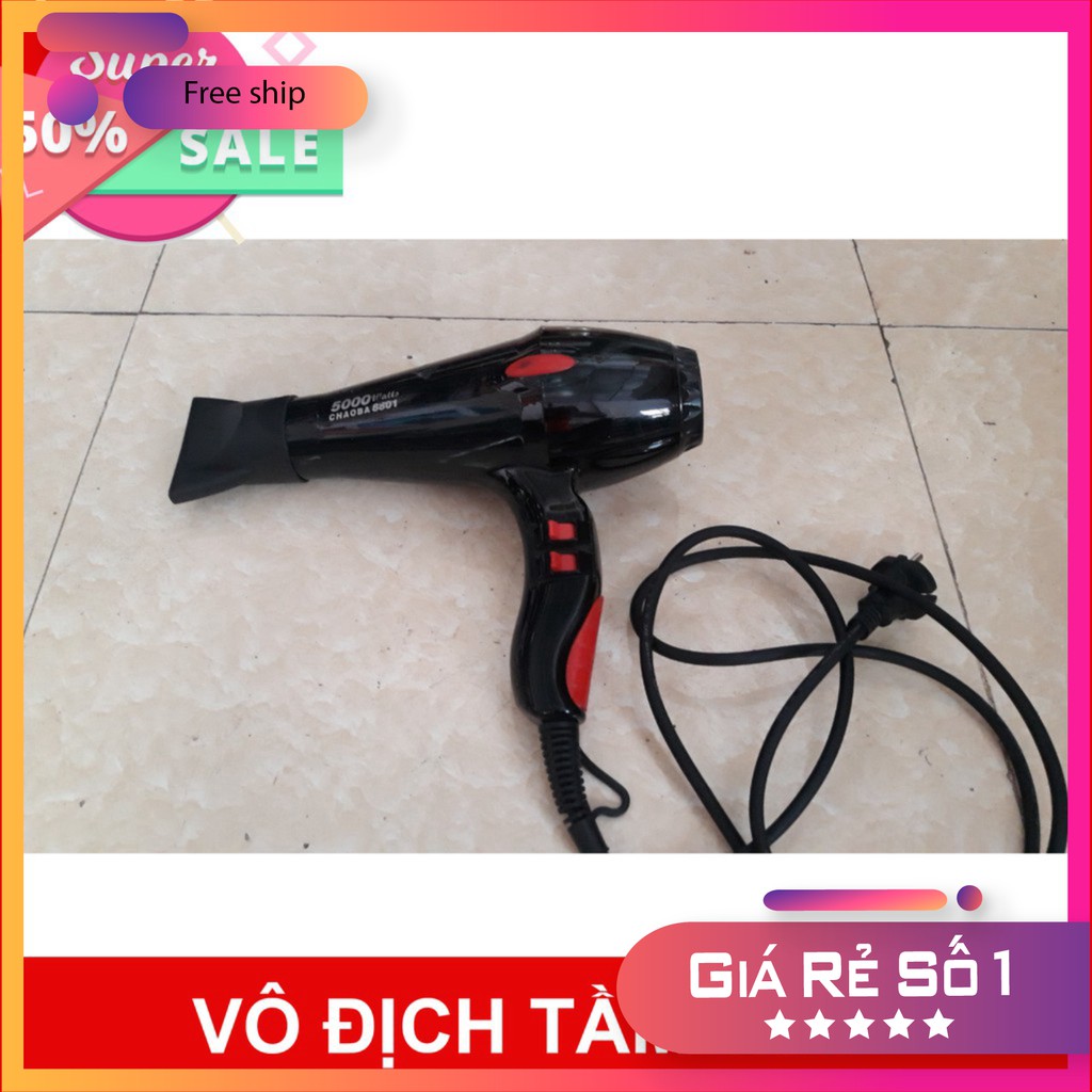 Máy Sấy Tóc Cao Cấp Nhập Khẩu Dùng SALON Tóc CHAOBA 8801 Loại 5000W