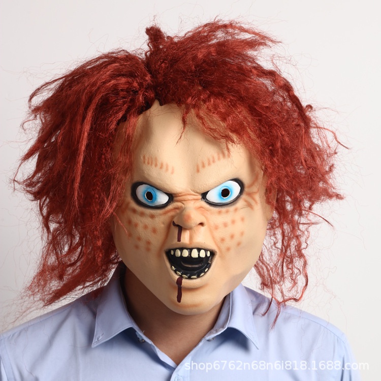 Mới Mặt Nạ Hóa Trang Halloween Hình Chucky Đáng Sợ Cho Bé