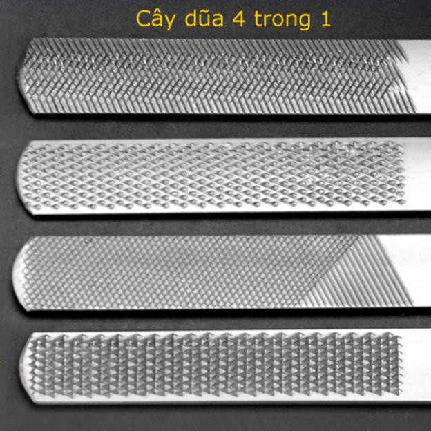 DŨA GỖ CẦM TAY 4 MẶT DỤNG CỤ BÀO DŨA THỦ CÔNG (DCG)