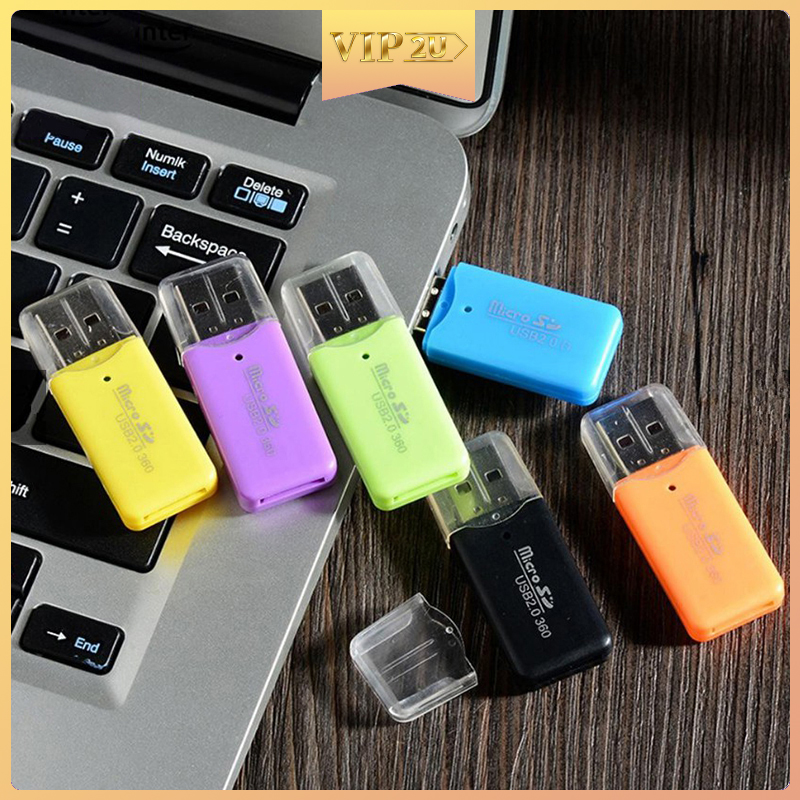 Đầu Đọc Thẻ Nhớ Micro Sd Tf Vip2U Cổng Usb 2.0
