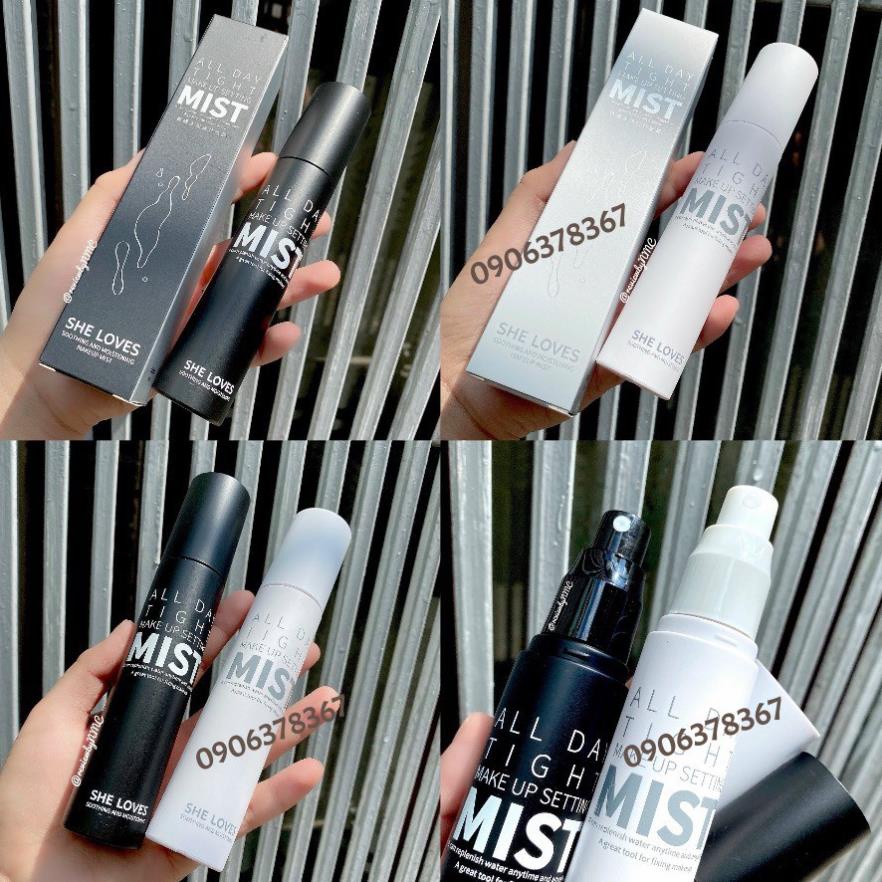 Xịt giữ nền trang điểm kiểm soát dầu Sheloves All Day Tight Makeup Mist 100ml