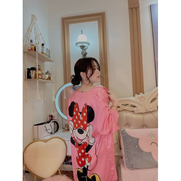 Đầm mickey hồng