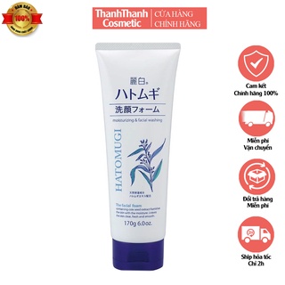 Sữa rửa mặt ý dĩ Hatomugi Naturie Nhật Bản dưỡng ẩm làm trắng da 130g