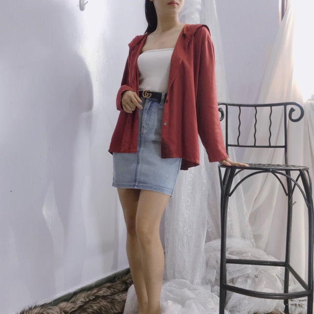 Áo khoác mỏng có nón thời trang hàn quốc mới nhất