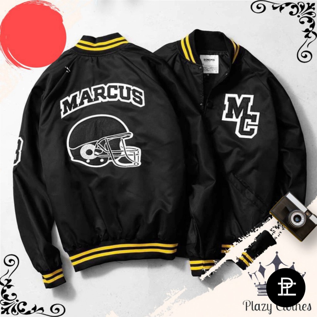 Áo khoác dù bomber, Áo khoác dù bomber  KD23, áo khoác dù Marcus đen, over size, năng động - PH