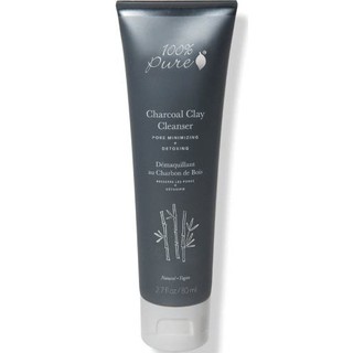 Sữa rửa mặt than đất set 100% Pure Charcoal Clay Cleanser 80ml [Meoheo]