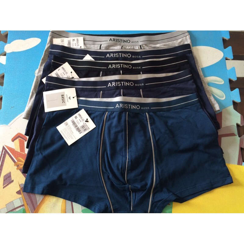 Sịp đùi quần lót nam boxer ARISTINO ABX1615 xì chất Cotton cao cấp mềm mại co giãn thấm hút khử mùi không kích ứng da