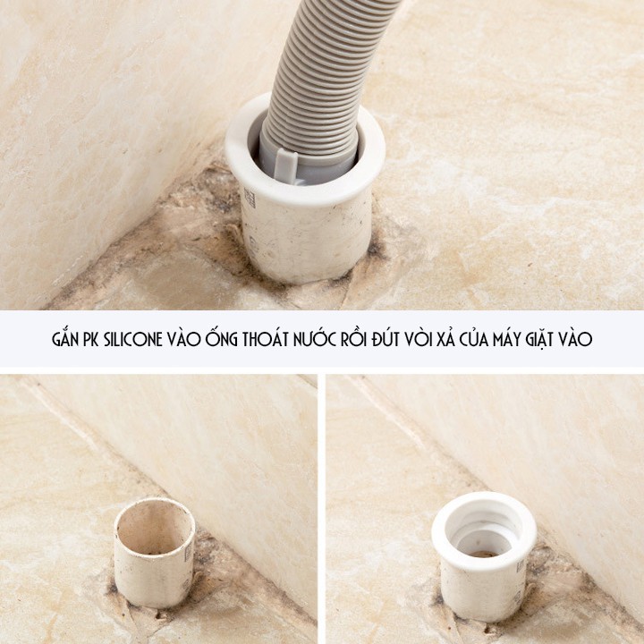 Silicone chống mùi hôi vi khuẩn trào ngược lên dùng cho máy giặt