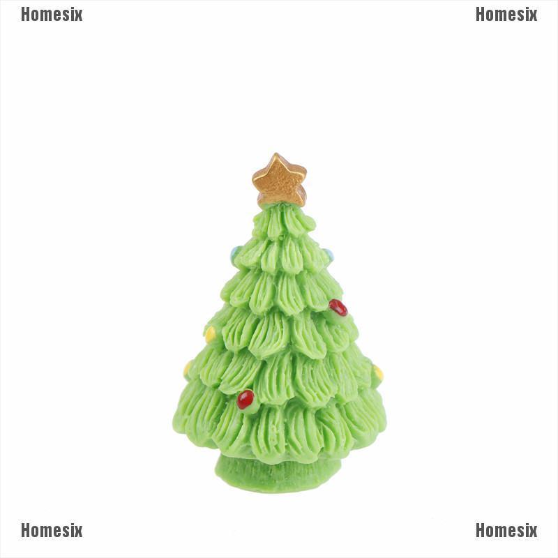 2 Mô hình cây thông Noel mini trang trí tiểu cảnh sân vườn nhà búp bê