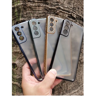 (Hot S21)_Ốp lưng Sulada nhám viền màu Samsung S21, S21 Plus, S21 Ultra chống vân tay siêu đẹp sang trọng