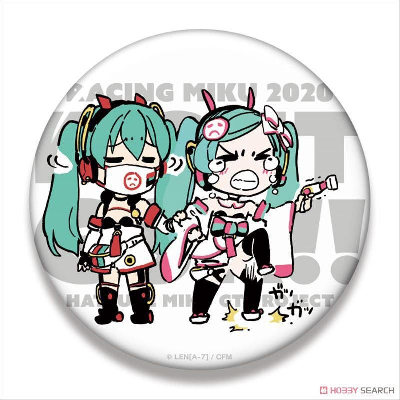 Huy hiệu cài áo in hình Hatsune Miku Racing Ver 2020 anime chibi