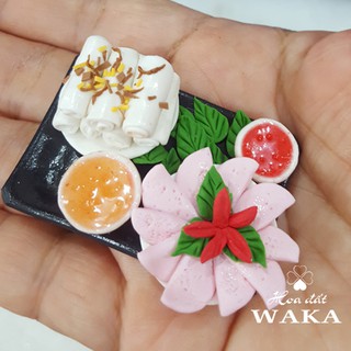 Bánh ướt mini food 02- mô hình 1/12
