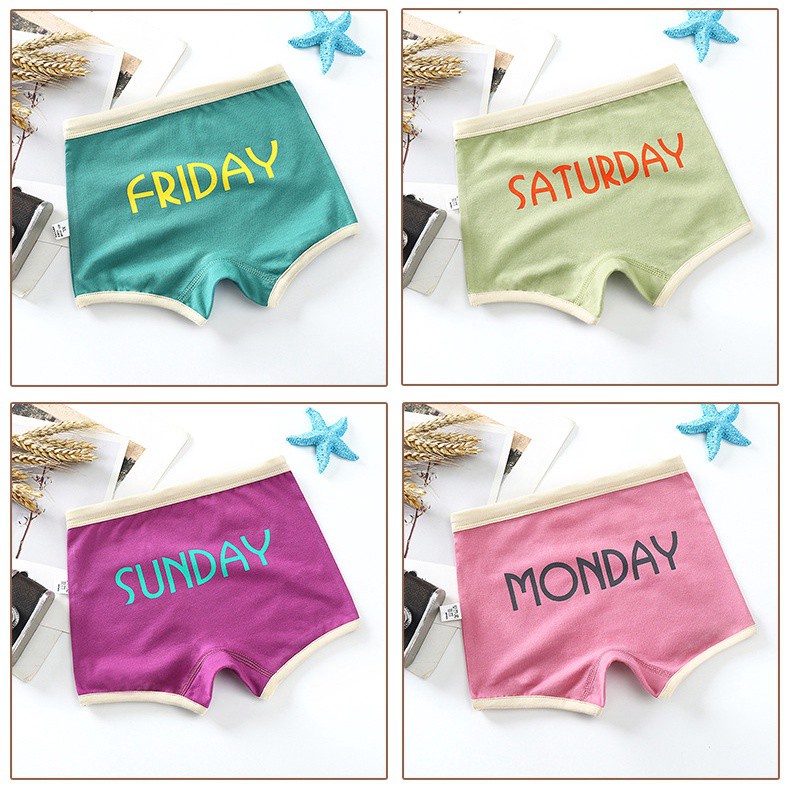 Quần lót cotton mềm dễ thương cho bé trai bé gái
