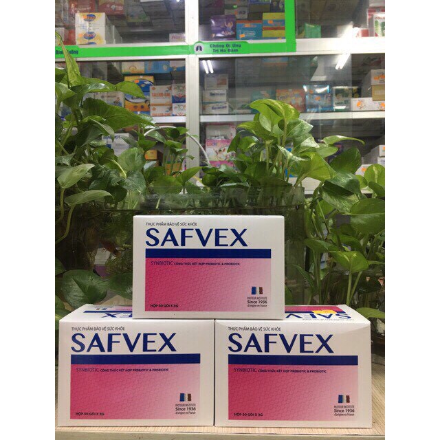 SAFVEX - MEN TIÊU HOÁ BỔ SUNG CHẤT XƠ VÀ LỢI KHUẨN - Nhà thuốc Nhật Thành