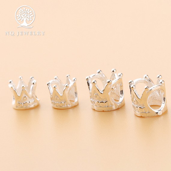 Charm bạc vương miệng hoàng gia - NQ Jewelry