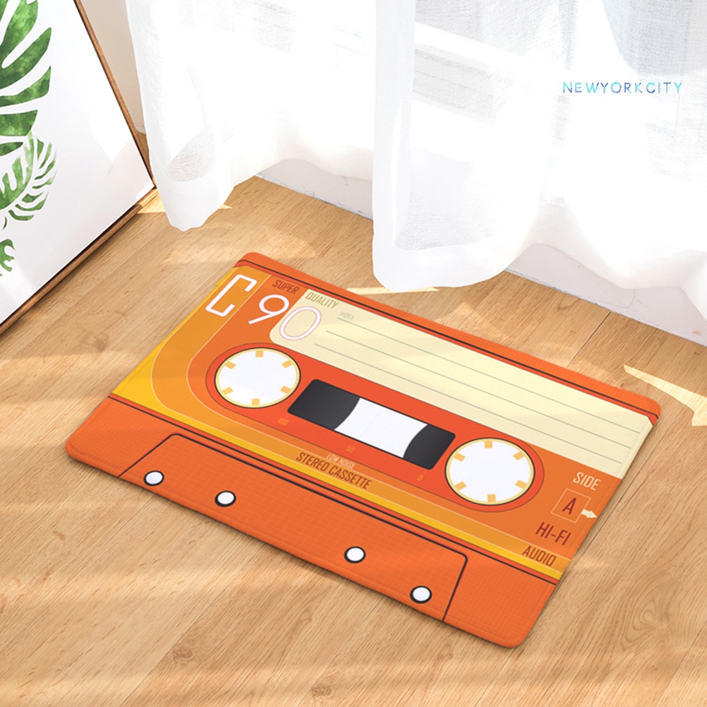 Thảm lót cửa chùi chân Chống Trượt Thấm Hút Nước Bằng Vải Flannel