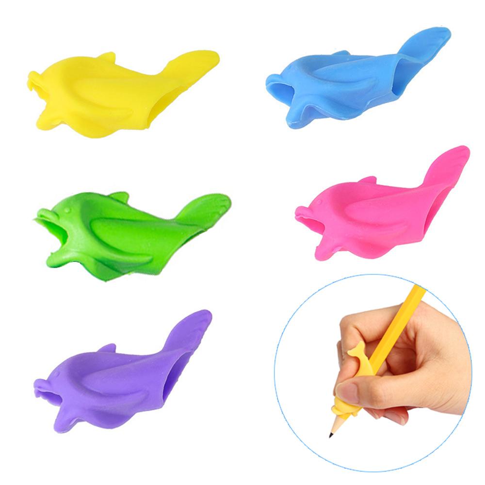 [COD] Set 10 Giá Đỡ Bút Bằng Silicon Giúp Bé Học Viết Đúng Cách