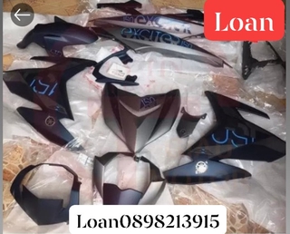 Dàn áo exciter 150 xanh nhám đoi 2018 full màu 12 món hàng zin mới chính hãng