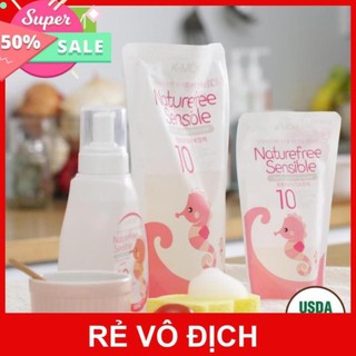 Nước rửa bình và rau củ quả chiết xuất thảo mộc hữu cơ K-MOM