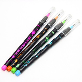 Taeyang369hz Bút Chì Ngòi Star Pencil Họa Tiết Du Hành Vũ Trụ Cho Học Sinh Văn Phòng