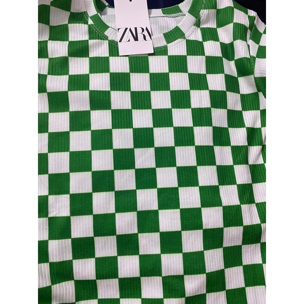 Áo Thun Crotop Kẻ Ô Vuông