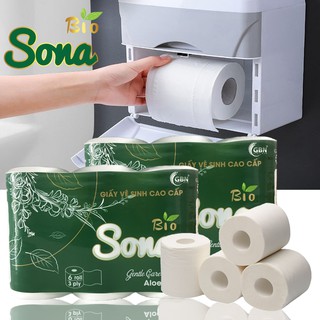 Giấy Vệ Sinh 3 Lớp Cao Cấp SoNa