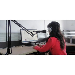 Chân Micro gắn bàn, ghế sử dụng hỗ trợ live stream thuận tiện