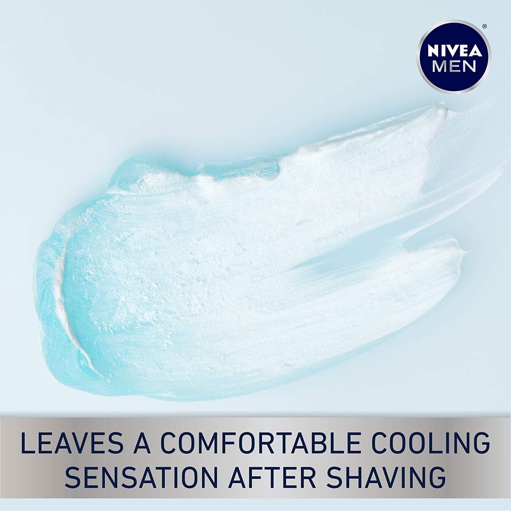 Gel cạo râu mát lạnh cho da nhạy cảm NIVEA Men Sensitive Cooling Shaving Gel 198g (Mỹ)