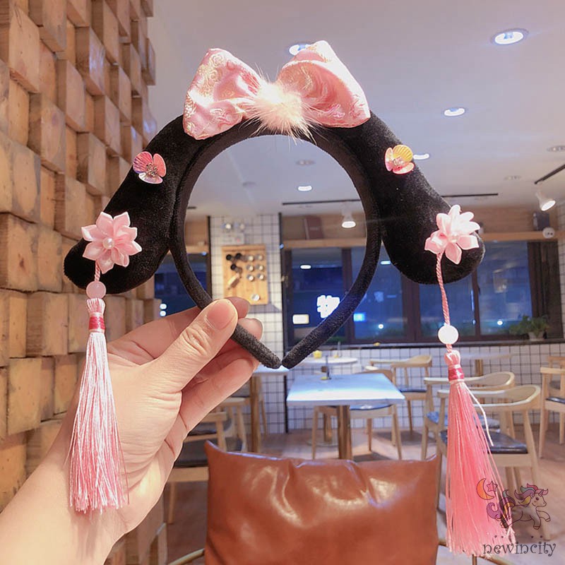 Cài Tóc Tua Rua Phong Cách Trung Hoa Cho Bé Gái