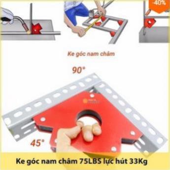 Ke góc nam châm 75LBS lực hút 33kg