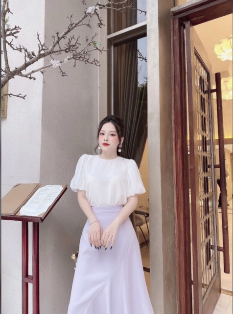 Chân váy tím 20 Again