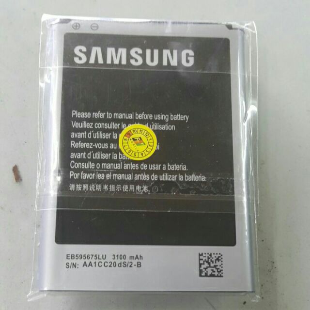 Pin sam sung not2
