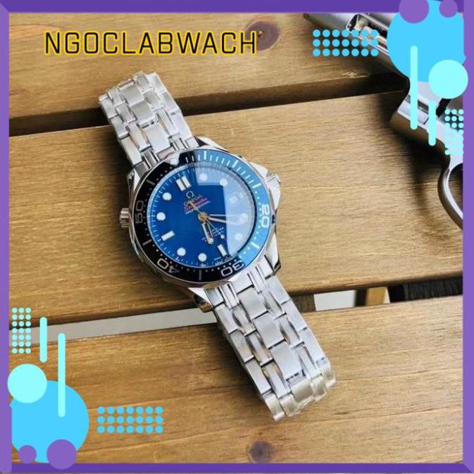 Đồng Hồ Nam Omega Seamaster - Cao Cấp - Chạy Cơ Tự Động Size 43mm NGOCLABWACH14